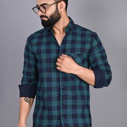 FUBAR Slim Fit Checked Casual Shirt-image-25