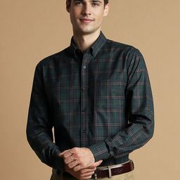 Allen Solly Slim Fit Opaque Checked Cotton Formal Shirt-image-82