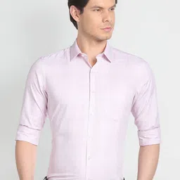 Arrow Self Design Pure Cotton Formal Shirt-picture-25