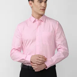 Peter England Men Pink Formal Shirt-image-50