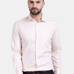 Cotstyle Premium Textured Cotton Formal Shirt-image-50