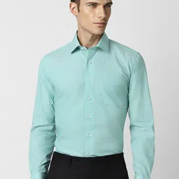 Van Heusen Spread Collar Slim Fit Pure Cotton Formal Shirt-image-51