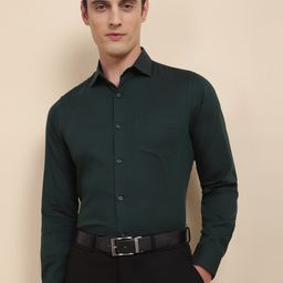 Allen Solly Slim Fit Spread Collar Pure Cotton Formal Shirt-image-17
