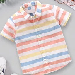 BAESD Boys Striped Printed Formal Shirt-image-23