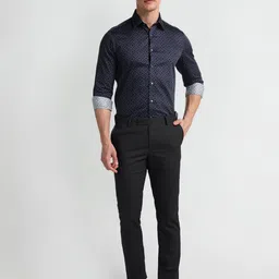 Arrow Floral Printed Cotton Twill 1851 Formal Shirt-image-38