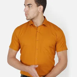 Southbay Men Gold-Toned Smart Tailored Fit Formal Shirt-image-34