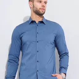 Celio Classic Regular Fit Cotton Formal Shirt-image-51