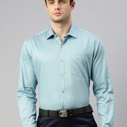 ZEDD Ethnic Printed Cotton Formal Shirt-image-73