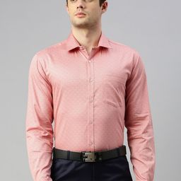 ZEDD Self Design Opaque Regular Fit Cotton Formal Shirt-image-27