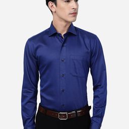 METAL Slim Fit Cotton Formal Shirt-image-79