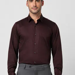 Peter England Slim Fit Pure Cotton Formal Shirt-image-37