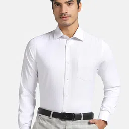 Blackberrys India Slim Fit Long Sleeves Twill Weave Cotton Formal Shirt-picture-24