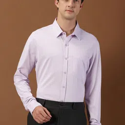 INVICTUS Original Slim Fit Spread Collar Knitted Formal Shirt-image-75
