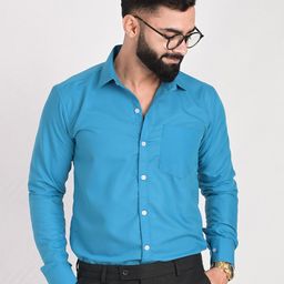 FUBAR Slim Fit Opaque Formal Shirt-picture-10