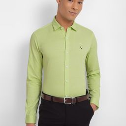 Allen Solly Spread Collar Slim Fit Pure Cotton Formal Shirt-picture-19