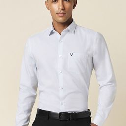 Allen Solly Slim Fit Horizontal Striped Pure Cotton Formal Shirt-image-27