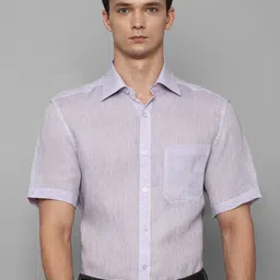 Louis Philippe Slim Fit Pure Linen Formal Shirt-picture-36
