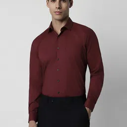 Van Heusen Slim Fit Spread Collar Formal Shirt-image-70