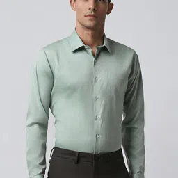 Van Heusen Spread Collar Slim Fit Opaque Formal Shirt-image-37