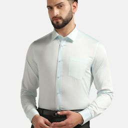 Blackberrys India Slim Slim Fit Cutaway Collar Long Sleeve Pocket Cotton Formal Shirt-image-99
