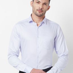 Kenneth Cole Premium Slim Fit Spread Collar Pure Cotton Formal Shirt-image-14