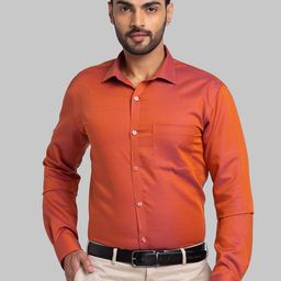 Park Avenue Slim Fit Spread Collar Cotton Formal Shirt-image-46