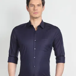 Arrow Slim Fit Opaque Formal Shirt-image-29