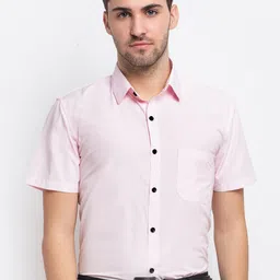 JAINISH Men Pink Smart Opaque Formal Shirt-image-66
