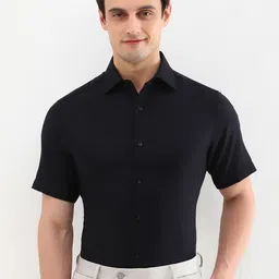 Allen Solly Sport Men Solid Cotton Formal Shirt-picture-14