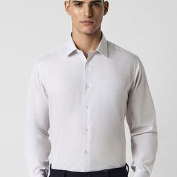 Van Heusen Men Spread Collar Formal Shirt-image-104