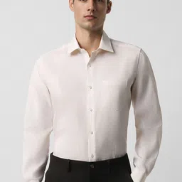 Van Heusen Spread Collar Long Sleeves Opaque Formal Shirt-image-91