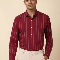 Allen Solly Slim Fit Vertical Striped Formal Shirt-image-32