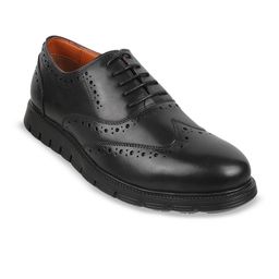 DAVINCHI Men Textured Leather Formal Brogues-image-28