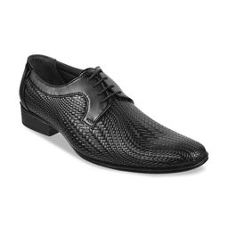 Metro Men Textured Leather Formal Derbys-picture-31