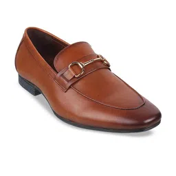 DAVINCHI Men Textured Leather Formal Loafers-image-71