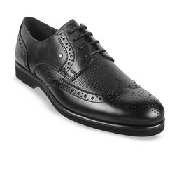 J.FONTINI Men Textured Leather Formal Derbys-image-68