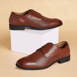 BYFORD by Pantaloons Men Textured Formal Derbys-picture-5