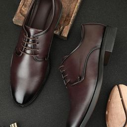 INVICTUS Men Round Toe Formal Derbys-image-47