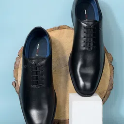 Bata Men Round Toe Formal Derbys-picture-36