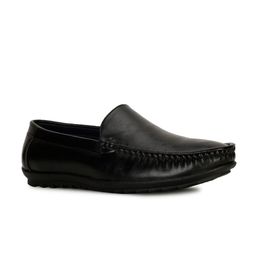 Bata Men Textured Formal Slip-On Loafers-image-9