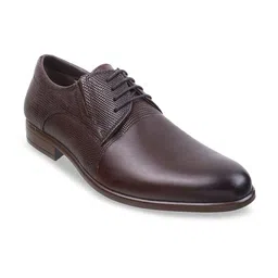 DAVINCHI Men Textured Leather Formal Derbys-picture-11