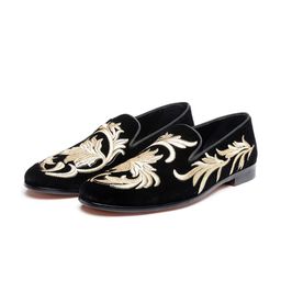 SHUTIQ Velvet Casual Slip On Shoes-picture-41