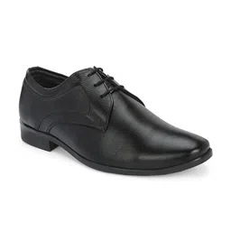 Azzaro Black Men Leather Formal Derbys-picture-22