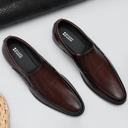 HERE&NOW Men's Slip on Formal Shoes-picture-14