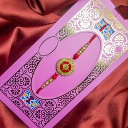 CRAYTON Beaded & Stone-studded Rakhi-16