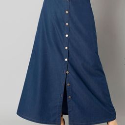 Tripursundari Fashion A-Line Maxi Skirt-image-9