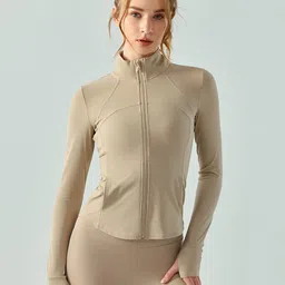 JC Collection Lightweight Mock Collar Sporty Jacket-28