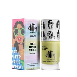 Elitty Mad Over Glossy Nail Polish - 6ml - Lime Sorbet-40