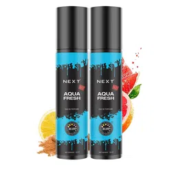 NEXT CARE Set of 2 Aqua Long Lasting Eau De Parfum - 120 ml each-5