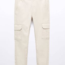Mango Kids Boys Mid-Rise Stretchable Cargo Trousers-picture-41